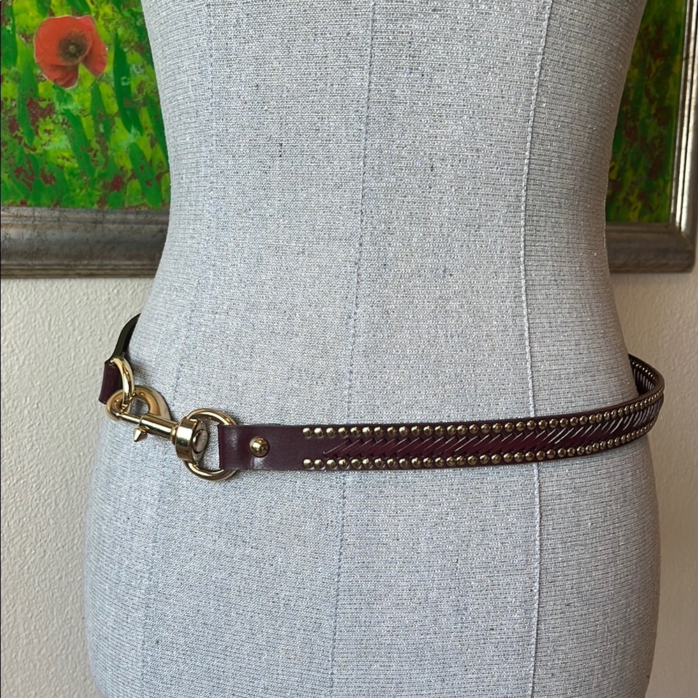 Purple and Gold Women's Belt